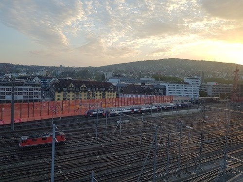 Zurich at dawn