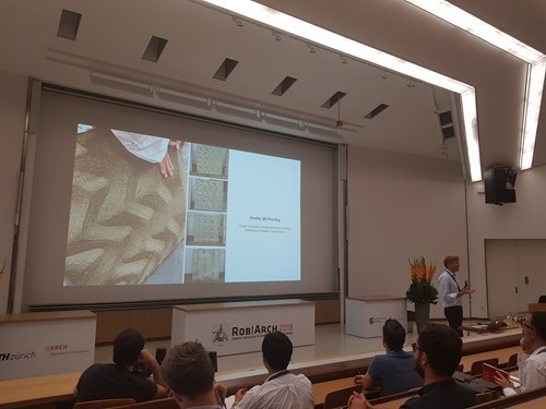 Architectural-scale 3D printing was everywhere, of course