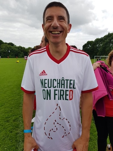 The ladies' (and their coach's) shirt was perhaps a bit provocative