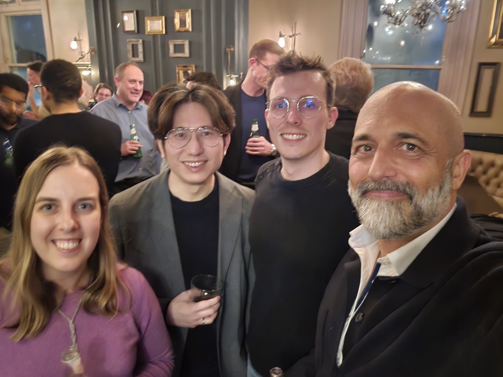 Dagmara, Daniel, James and Kean.