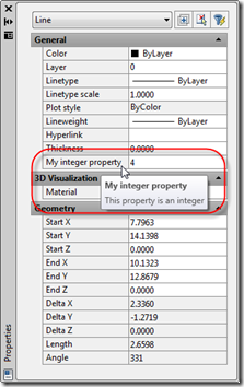 Dynamic property defined using C#