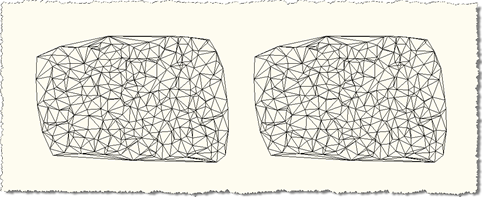 Results of PFT and SDT commands in 2D wireframe plan view