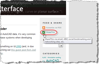 ShareThis button added
