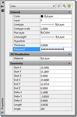 Entering a string via our new dynamic password property