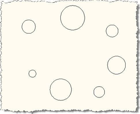 Replaced with circles