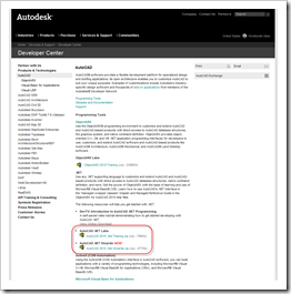 AutoCAD Developer Center with new Labs and Wizards