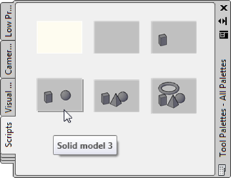 Our QSaveAs-populated tool palette