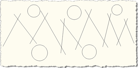 Only the lines get extended