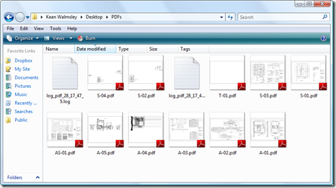 Our output PDF files