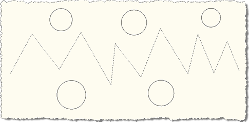 Only the lines get selected