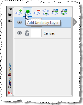 Adding an underlay layer