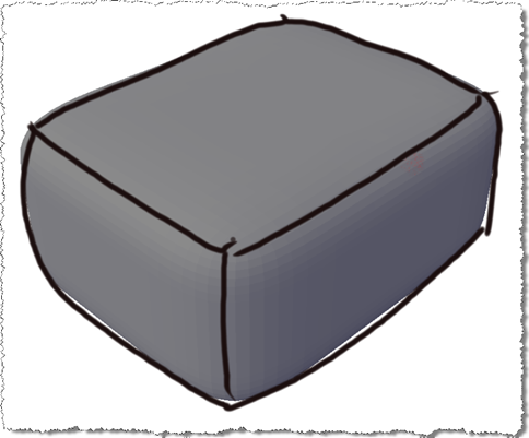 Conceptual underlay with sketched edges