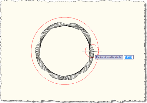 Defining our inner radius (smaller)