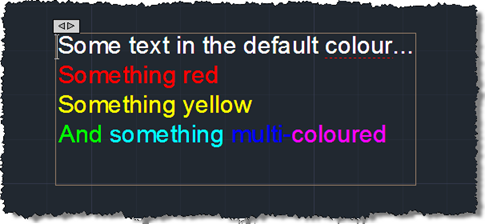 Editing our multi-coloured multi-line text