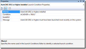 Our launch condition properties