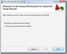 Repair or remove the application