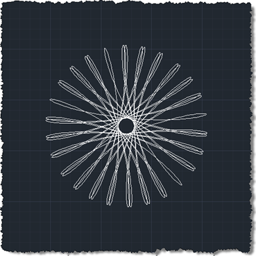 Our finished pattern