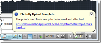 Background processing completed