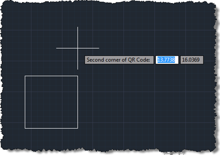 Jigging our square, QR Code raster image