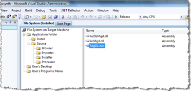 Add our RegDL executable to the Install folder