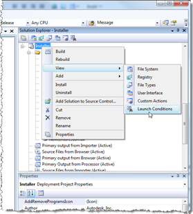 Viewing our launch conditions