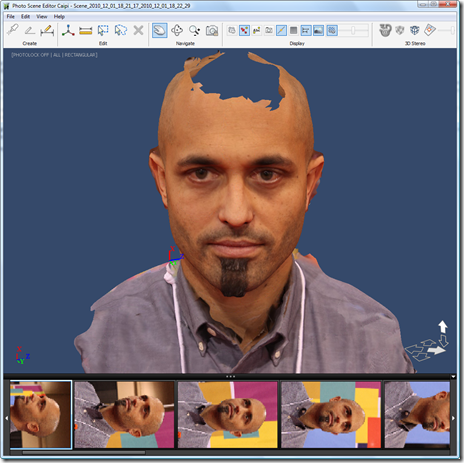 Kean's head in Caipi