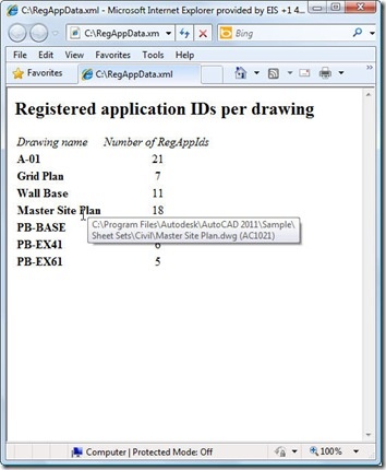 With our drawing location and version