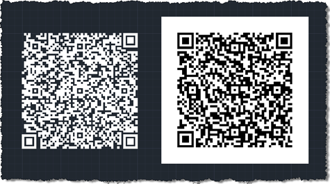 Native and online QR Codes in AutoCAD