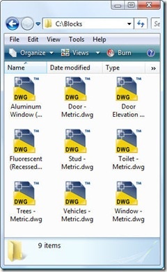 Exported blocks as separate DWG files