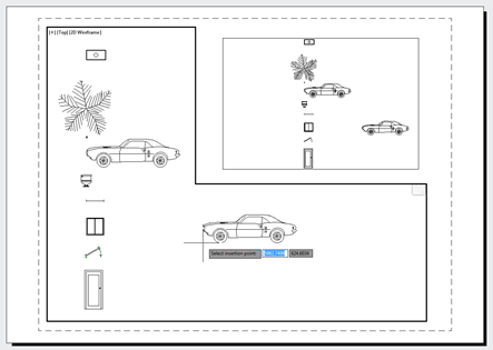 Transient graphics shown in selected (multiple paperspace) viewports