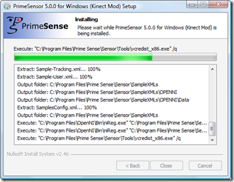 Installing KinectSensor 2