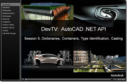AutoCAD .NET DevTV - Session 5
