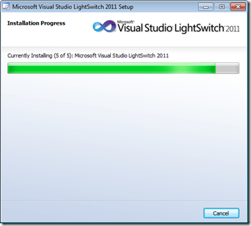 Installing VS LightSwitch 2011