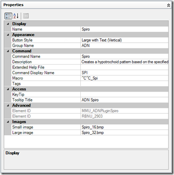 Our button image properties