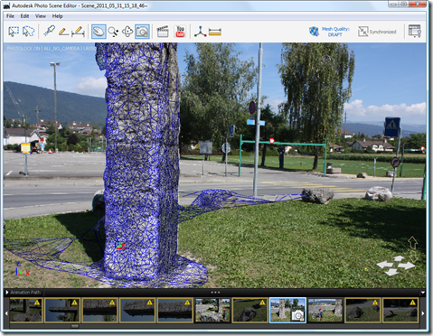 Photo Scene Editor v2 - meshed scene