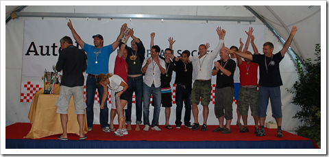 Winners of the 3rd place trophy Winners of the 3rd place trophy