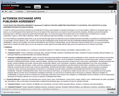Accept the agreement