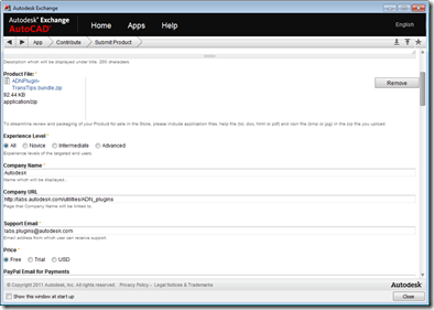 More to fill out after uploading the package
