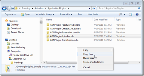 Copy the bundle to work with