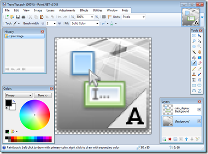 Editing images in Paint.NET