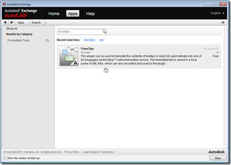 TransTips live on Autodesk Exchange