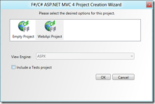 Choosing a Web API project Choosing a Web API project