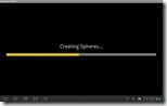 Determinate progress on a Galaxy Tab