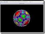 Apollonian Viewer web-page in Safari on iPad