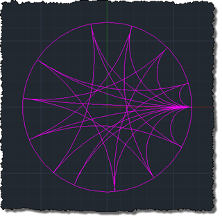 A more complex  set of triangles