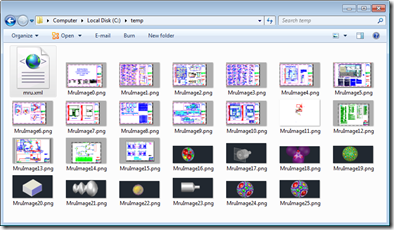 Our extracted images