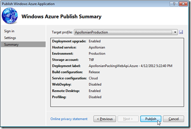 Publish Summary - ready to go! Publish Summary - ready to go!