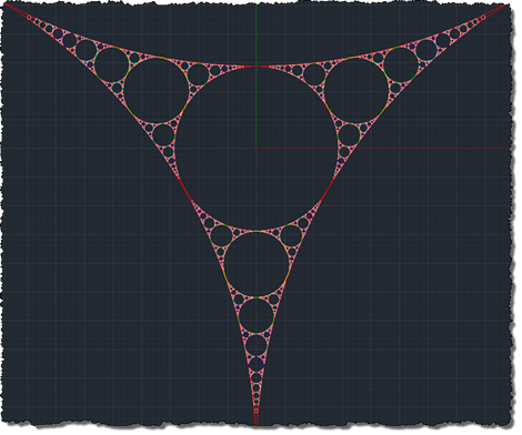 A closer look at our inner Apollonian gasket