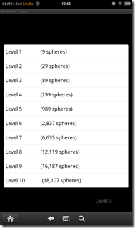 Selecting a new level