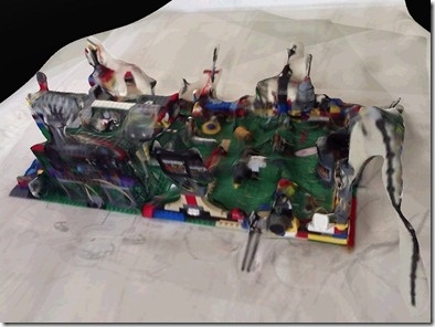 Our scene captured by the iPad 2